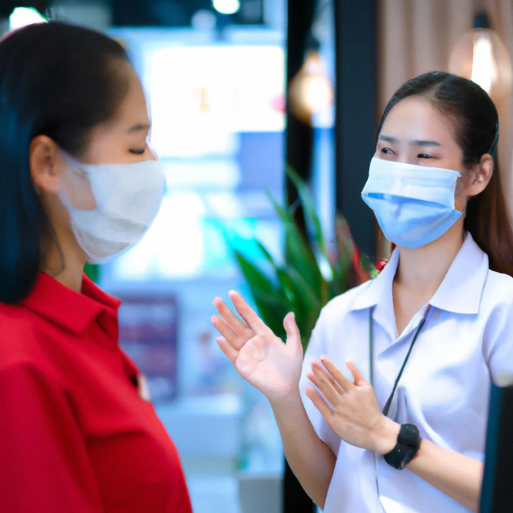 女性スタッフによる丁寧な対応